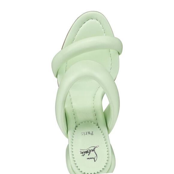 Christian Louboutin Inflama Sab 85 Mint Green Leather Mules 38 - Picture 4 of 8